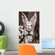 Black and White Stone Wall Decal