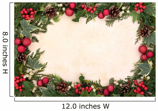 Traditional Christmas Border Wall Decal