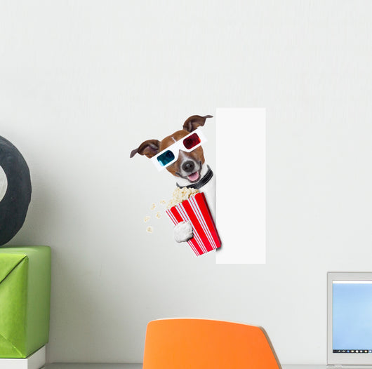 Cinema Movie Dog Wall Decal