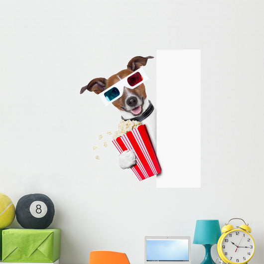 Cinema Movie Dog Wall Decal