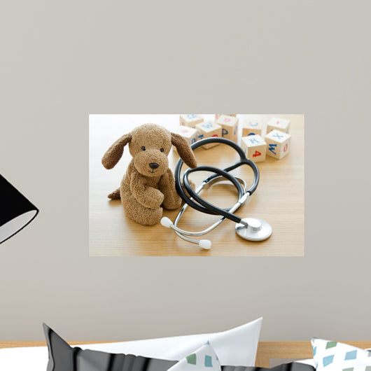 Pediatrics Puppy Toy with Wall Decal