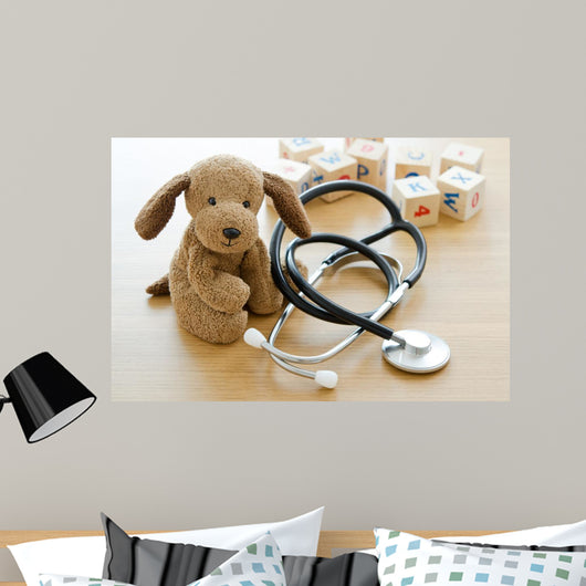 Pediatrics Puppy Toy with Wall Decal
