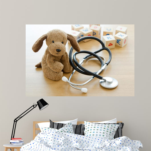 Pediatrics Puppy Toy with Wall Decal