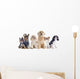 Six Little Dogs Wall Decal