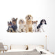 Six Little Dogs Wall Decal