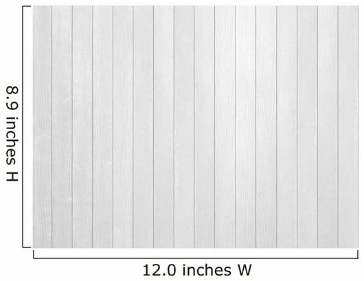 White Wood Texture Wall Decal