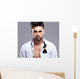 Closeup Attractive Young Man Wall Decal