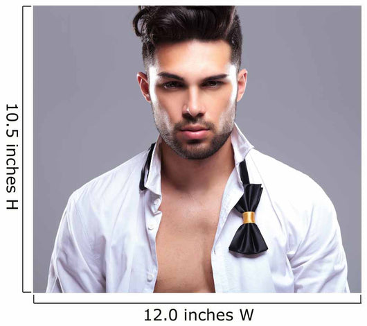 Closeup Attractive Young Man Wall Decal
