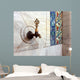 Historical Fountain Covered Handmade Wall Decal