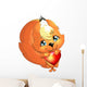 Squirrel and Heart Wall Decal