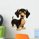 Cartoon Dachshund Wall Decal