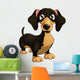 Cartoon Dachshund Wall Decal
