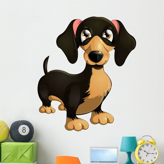 Cartoon Dachshund Wall Decal