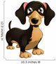 Cartoon Dachshund Wall Decal