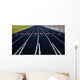 Track Field Lanes Wall Decal