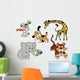 Elephant Tiger Giraffe Wall Stickers Wall Decal