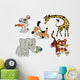 Elephant Tiger Giraffe Wall Stickers Wall Decal
