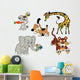 Elephant Tiger Giraffe Wall Stickers Wall Decal