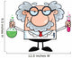 Experimenting Mad Scientist Wall Decal