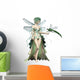 Green Dragonfly Fairy Wall Decal