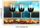 3 Liquor Glasses with Almonds Wall Decal
