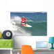 Red Surfer Girl Wall Decal