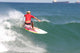 Red Surfer Girl Wall Decal