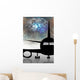 Jet Airplane with Planet Wall Decal