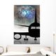 Jet Airplane with Planet Wall Decal