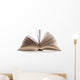 Open Book Wall Decal