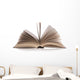Open Book Wall Decal