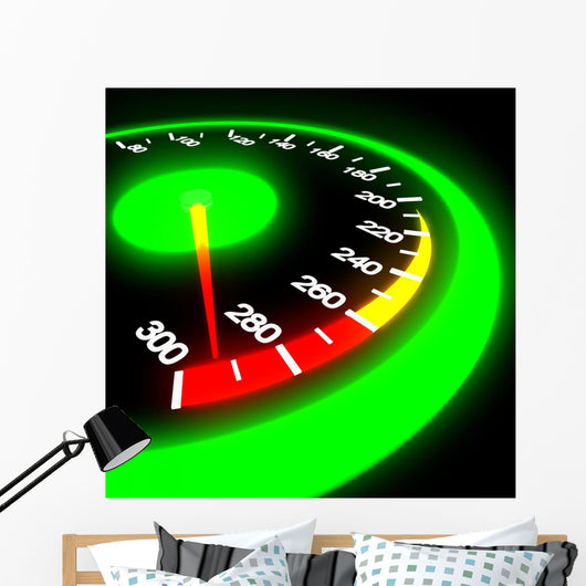 Speedometer Black Wall Decal