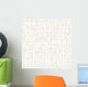 Seamless Lines and Dots Pattern Wall Decal