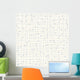 Seamless Lines and Dots Pattern Wall Decal