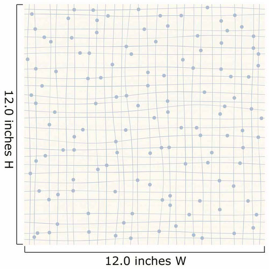 Seamless Lines and Dots Pattern Wall Decal