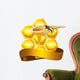 Honeycomb and Honey Jar Wall Decal