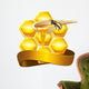 Honeycomb and Honey Jar Wall Decal