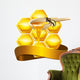 Honeycomb and Honey Jar Wall Decal