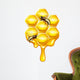 Dripping Honeycomb Honey Bee Wall Decal