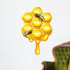 Dripping Honeycomb Honey Bee Wall Decal