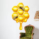Dripping Honeycomb Honey Bee Wall Decal