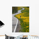 Yellow Flowers Roadside Wall Decal