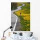 Yellow Flowers Roadside Wall Decal