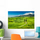Beautiful Path between Fields Wall Decal