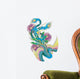 Japanese Style Peacock Wall Decal