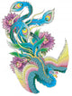 Japanese Style Peacock Wall Decal