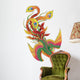 Japanese Style Phoenix Wall Decal