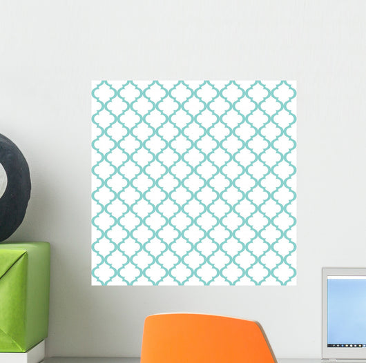 Seamless Abstract Cubes Wall Decal