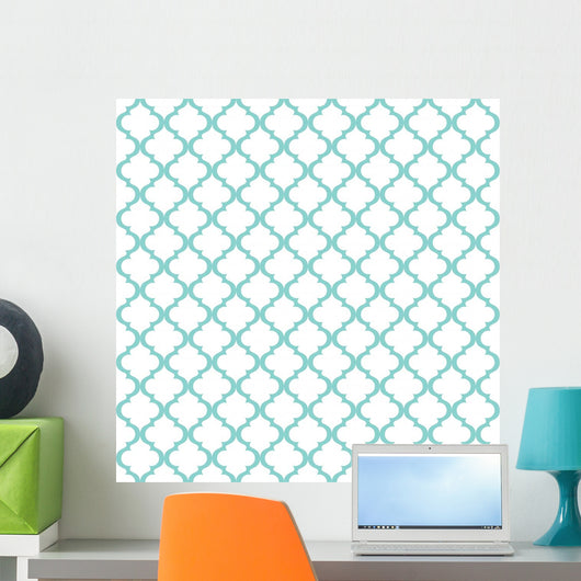 Seamless Abstract Cubes Wall Decal