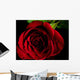 Front Red Rose Wall Decal